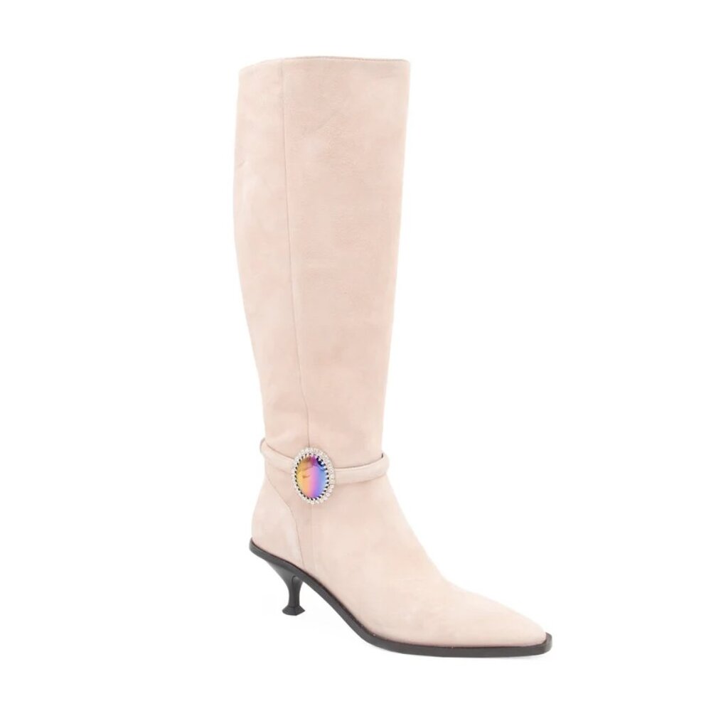 Valentina Rangoni Diana Tall Boot Nude Cashmere 7.5